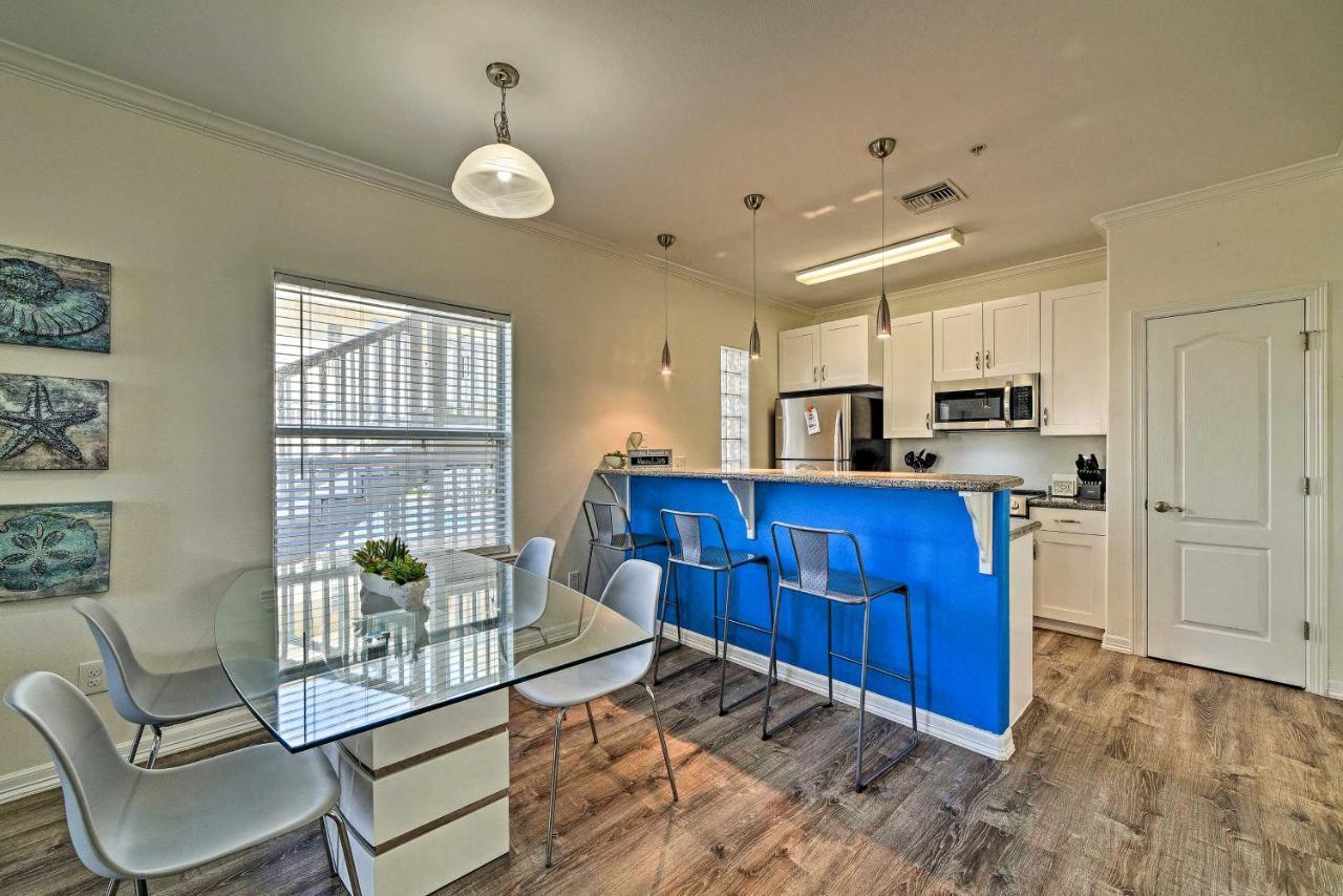 Modern Island Condo With Pool Steps To The Beach! South Padre Island Exteriör bild